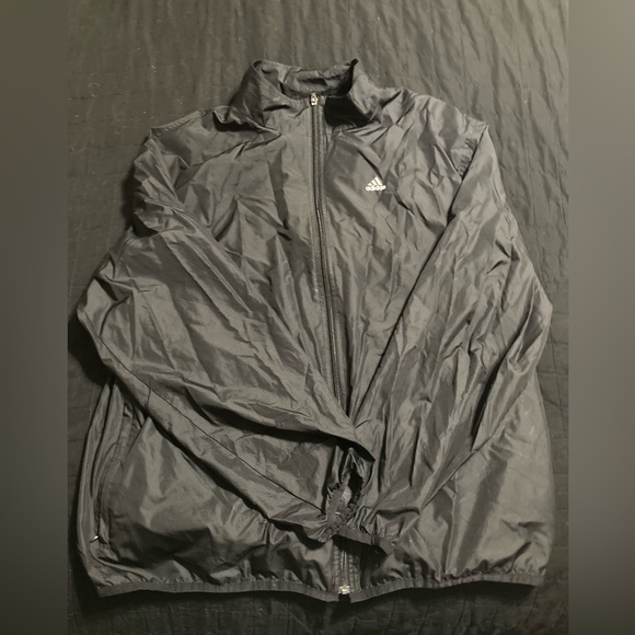 adidas Other - ❤️Adidas❤️ 2XL black zip up windbreaker